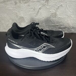 Saucony Mens Size US 8 Kinvara 14 Black Lace Up Athletic Running Sneakers